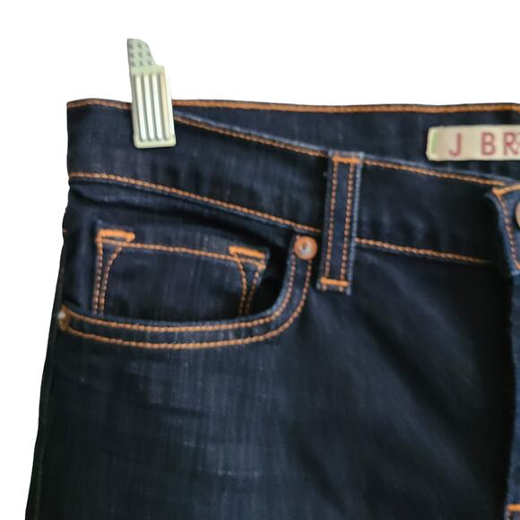J BRAND The Cigarette Leg Ink Dark Wash Stretch Denim Jeans‎ Women's 27 TALL - Picture 5 of 14